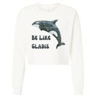 Be Like Gladis The Yacht Sinking Killer Whale Sink The Rich With White Gladys Cropped Pullover Crew