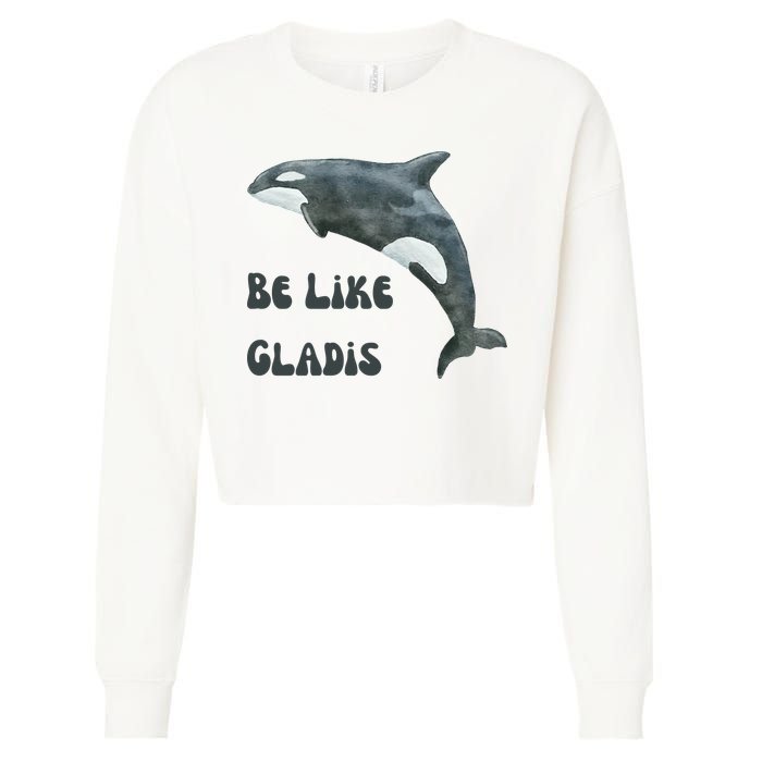Be Like Gladis The Yacht Sinking Killer Whale Sink The Rich With White Gladys Cropped Pullover Crew