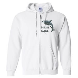 Be Like Gladis The Yacht Sinking Killer Whale Sink The Rich With White Gladys Full Zip Hoodie