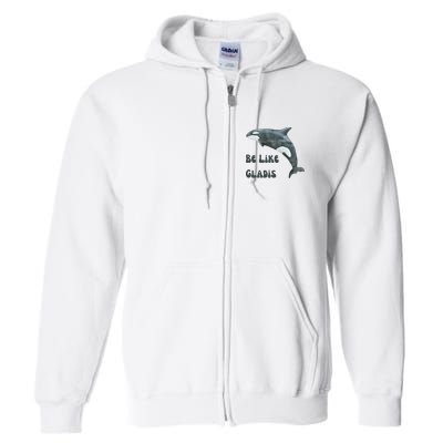 Be Like Gladis The Yacht Sinking Killer Whale Sink The Rich With White Gladys Full Zip Hoodie