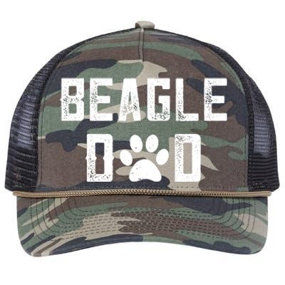 Beagle Lover Gifts I Love My Beagle Dad Beagle Owner Gifts Retro Rope Trucker Hat Cap