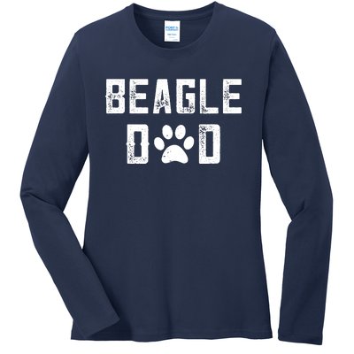 Beagle Lover Gifts I Love My Beagle Dad Beagle Owner Gifts Ladies Long Sleeve Shirt