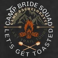 Bride Lets Get Toasted Camping Funny Bachelorette Gift Adult Drive Performance Visor