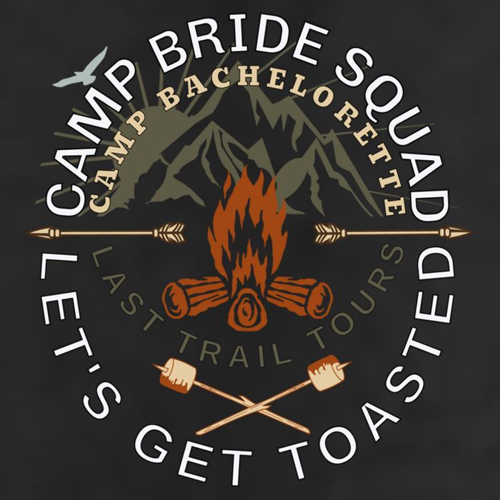 Bride Lets Get Toasted Camping Funny Bachelorette Gift Adult Drive Performance Visor