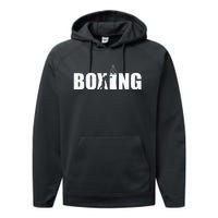 Boxing Lover Gym Boxer Kickboxing Kickboxer Enthusiast Performance Fleece Hoodie