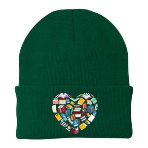 Book Lover Heart Shape reading club Librarian Library gifts Knit Cap Winter Beanie