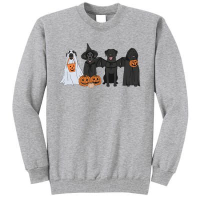 Black Labrador Halloween Tall Sweatshirt