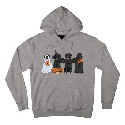 Black Labrador Halloween Tall Hoodie