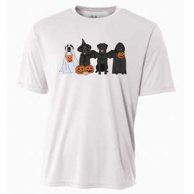 Black Labrador Halloween Cooling Performance Crew T-Shirt