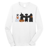 Black Labrador Halloween Long Sleeve Shirt