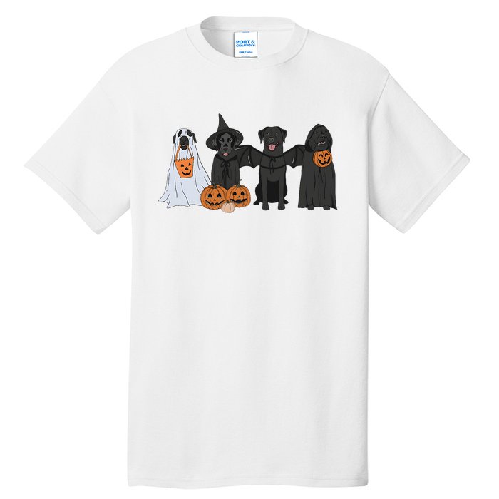 Black Labrador Halloween Tall T-Shirt