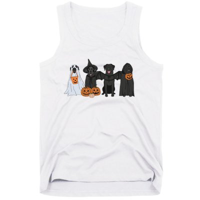 Black Labrador Halloween Tank Top