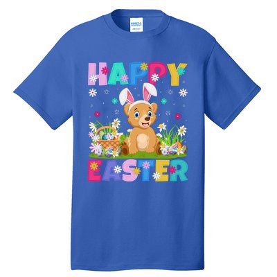 Bear Lover Happy Easter Bunny Bear Easter Sunday Gift Tall T-Shirt