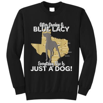 Blue Lacy Hunting Dog Texas State Dog Sweatshirt