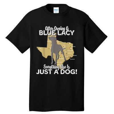 Blue Lacy Hunting Dog Texas State Dog Tall T-Shirt