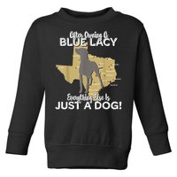 Blue Lacy Hunting Dog Texas State Dog Toddler Sweatshirt