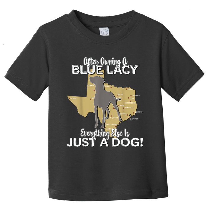 Blue Lacy Hunting Dog Texas State Dog Toddler T-Shirt