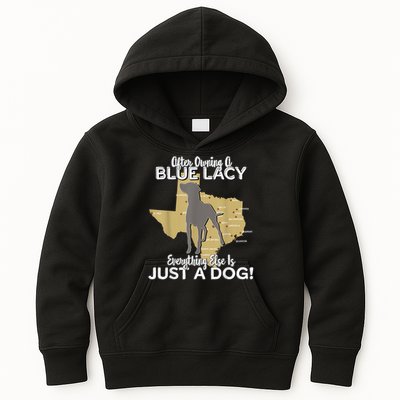 Blue Lacy Hunting Dog Texas State Dog Kids Hoodie