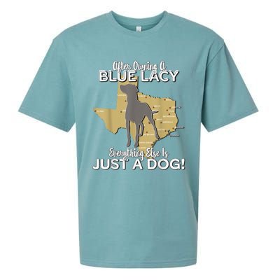 Blue Lacy Hunting Dog Texas State Dog Sueded Cloud Jersey T-Shirt