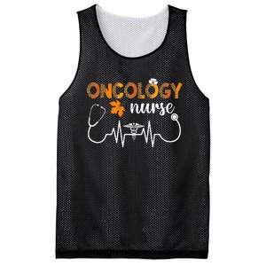 Boho Leopard Heartbeat Oncology Nurse Fall Thanksgiving Mesh Reversible Basketball Jersey Tank