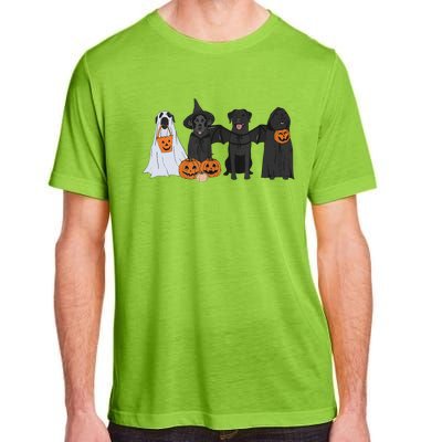 Black Labrador Halloween Ghost Pumpkin Gift Adult ChromaSoft Performance T-Shirt