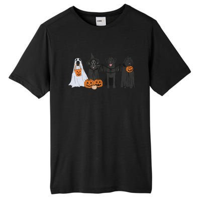 Black Labrador Halloween Ghost Pumpkin Gift Tall Fusion ChromaSoft Performance T-Shirt