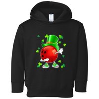 Bowling Leprechaun Hat Bowling Lover St. Patricks Day Gifts Toddler Hoodie