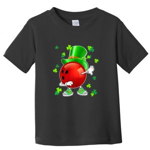 Bowling Leprechaun Hat Bowling Lover St. Patricks Day Gifts Toddler T-Shirt