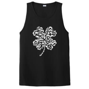 Boys Gamer Gift Game Shamrock St Patricks Day Irish Boy Kids PosiCharge Competitor Tank