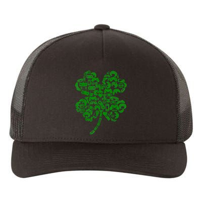 Funny Boys Gamer Gift Game Shamrock St Patricks Day Irish Boy Kids Yupoong Adult 5-Panel Trucker Hat