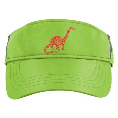 Brontosaurus Lover Heart Shape Brontosaurus Valentine's Day Cool Gift Adult Drive Performance Visor