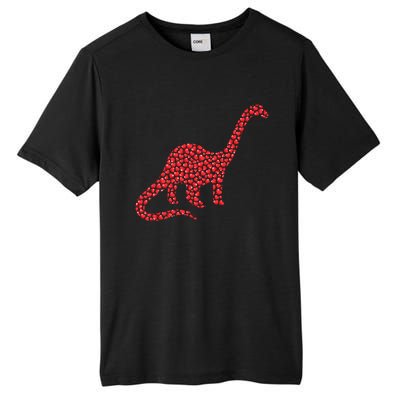 Brontosaurus Lover Heart Shape Brontosaurus Valentine's Day Cool Gift Tall Fusion ChromaSoft Performance T-Shirt