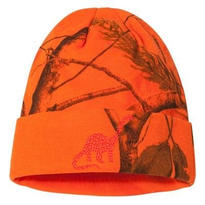 Brontosaurus Lover Heart Shape Brontosaurus Valentine's Day Cool Gift Kati Licensed 12" Camo Beanie