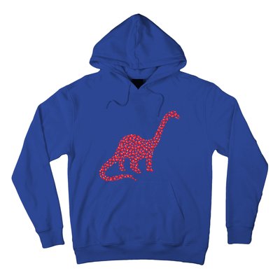 Brontosaurus Lover Heart Shape Brontosaurus Valentine's Day Cool Gift Hoodie