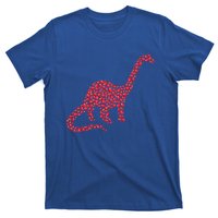 Brontosaurus Lover Heart Shape Brontosaurus Valentine's Day Cool Gift T-Shirt