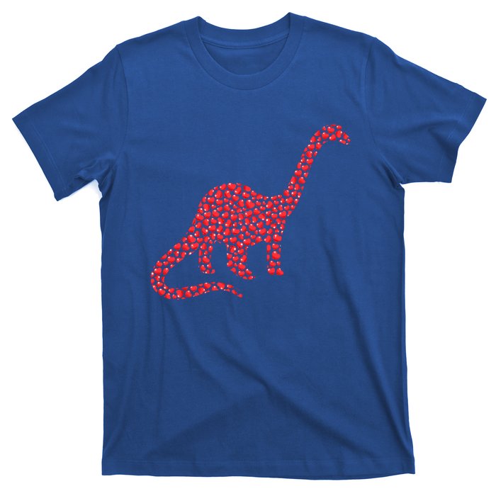 Brontosaurus Lover Heart Shape Brontosaurus Valentine's Day Cool Gift T-Shirt