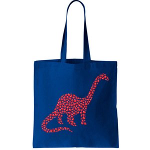 Brontosaurus Lover Heart Shape Brontosaurus Valentine's Day Cool Gift Tote Bag