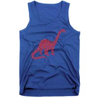 Brontosaurus Lover Heart Shape Brontosaurus Valentine's Day Cool Gift Tank Top