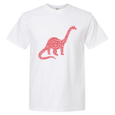 Brontosaurus Lover Heart Shape Brontosaurus Valentine's Day Cool Gift Garment-Dyed Heavyweight T-Shirt