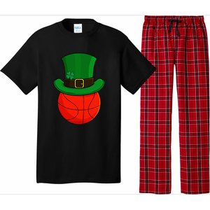 Basketball Leprechaun Hat St Patricks Day Lucky Irish Pajama Set