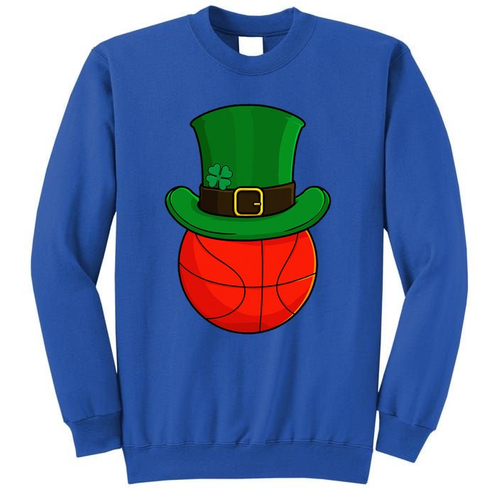 Basketball Leprechaun Hat St Patricks Day Lucky Irish Sweatshirt