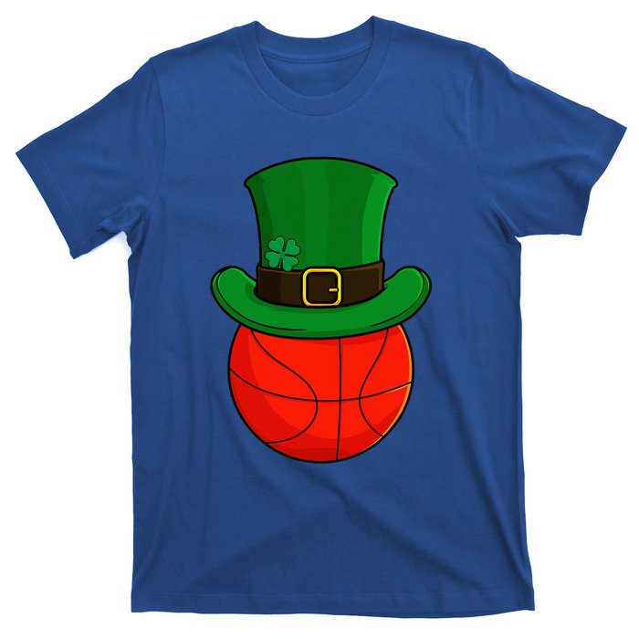 Basketball Leprechaun Hat St Patricks Day Lucky Irish T-Shirt