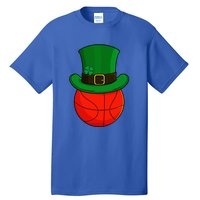 Basketball Leprechaun Hat St Patricks Day Lucky Irish Tall T-Shirt