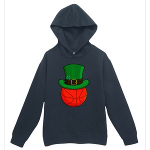 Basketball Leprechaun Hat St Patricks Day Lucky Irish Urban Pullover Hoodie