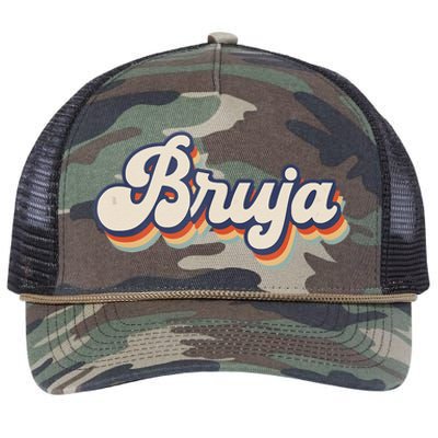 Bruja Latina Halloween Retro Style Retro Rope Trucker Hat Cap