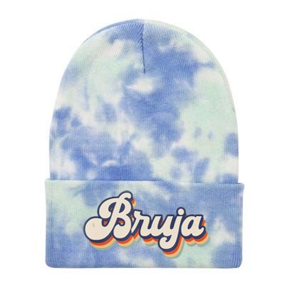 Bruja Latina Halloween Retro Style Tie Dye 12in Knit Beanie