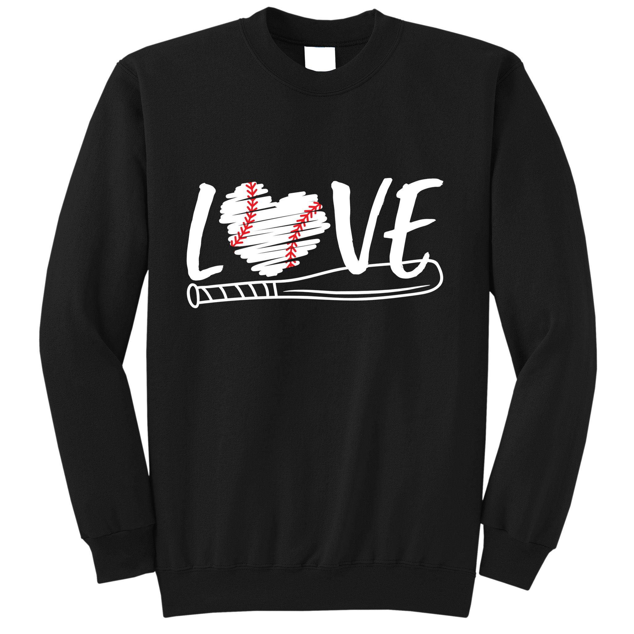 Baseball Love Heart Summer Sport Sweatshirt
