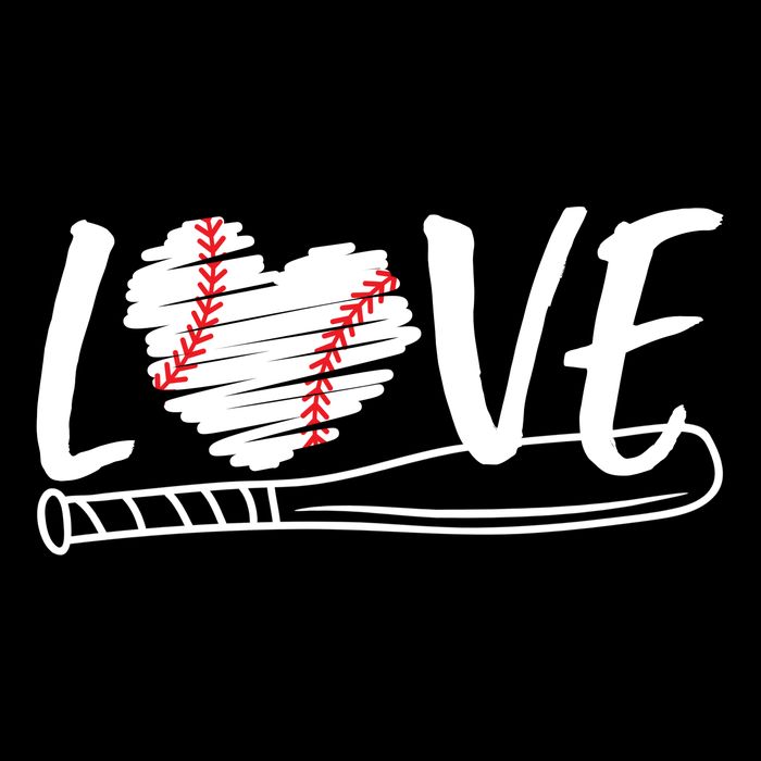 Baseball Love Heart Summer Sport Sweatshirt
