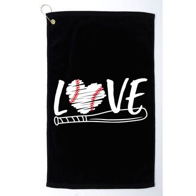 Baseball Love Heart Summer Sport Golf Towel