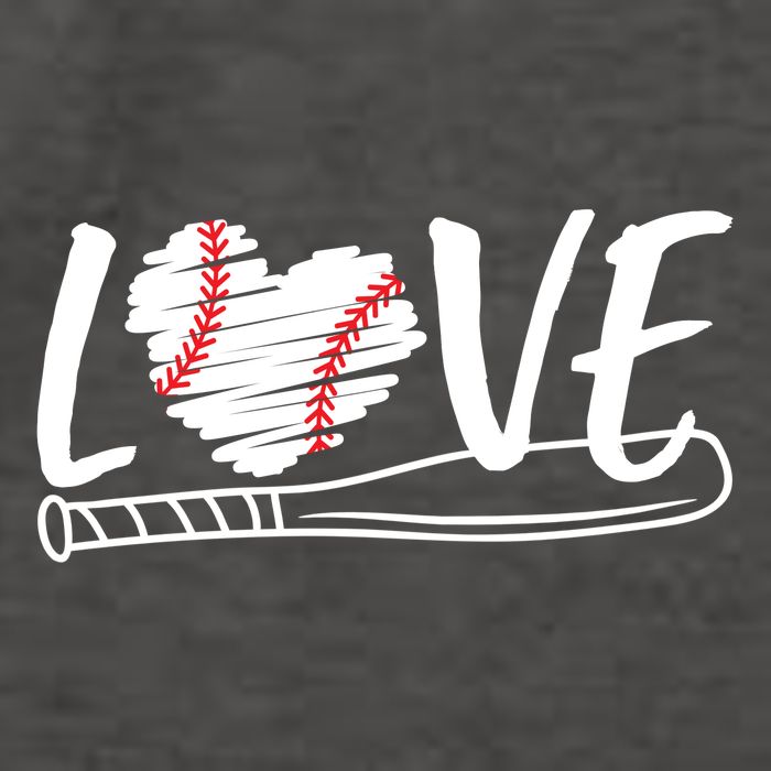 Baseball Love Heart Summer Sport Vector Backpack
